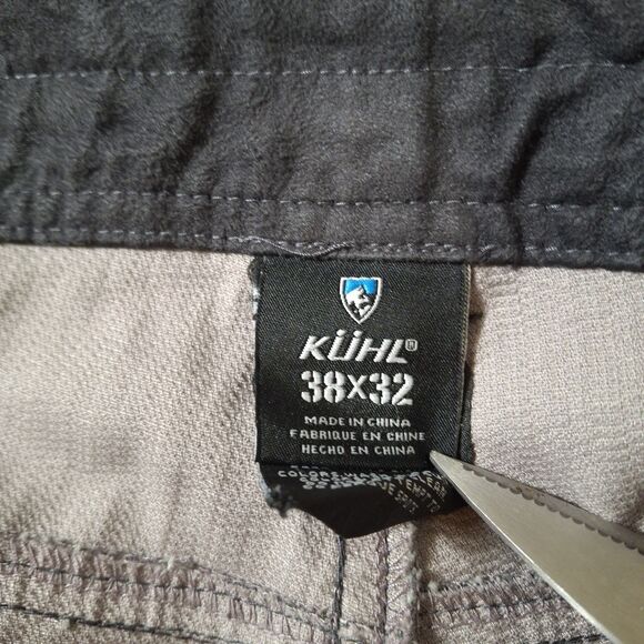 Kuhl Hi Lo Cord Vintage Patina Dye Pants Mens Sz 40x32 Black Outdoor Hiking 5165 - Picture 9 of 15